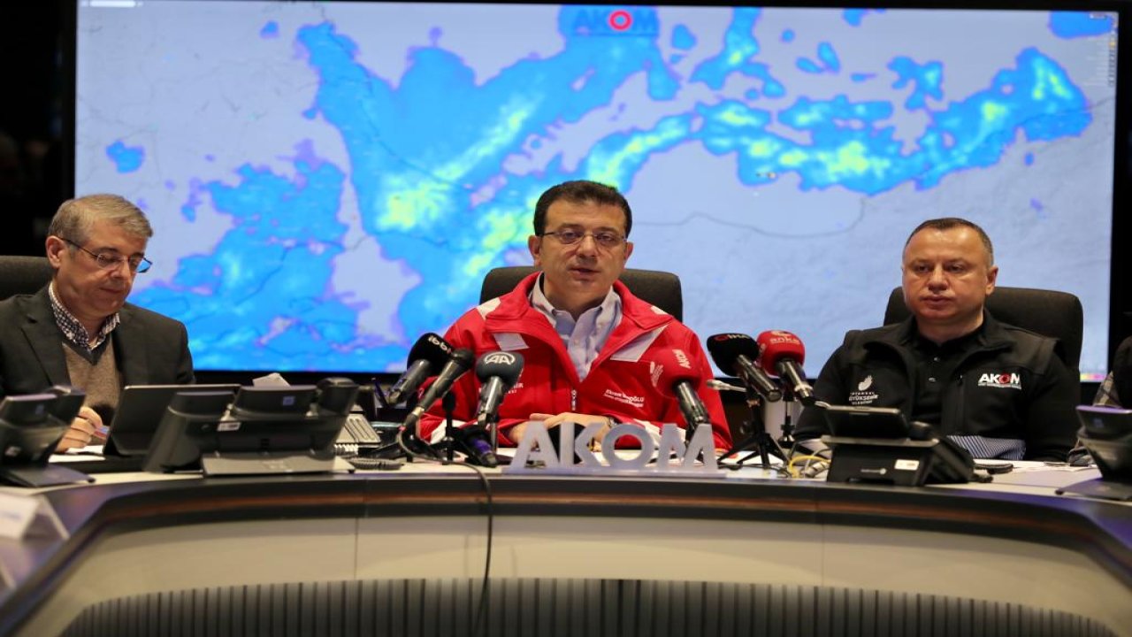 İmamoğlu, kar yağışına yönelik tedbirleri duyurdu: