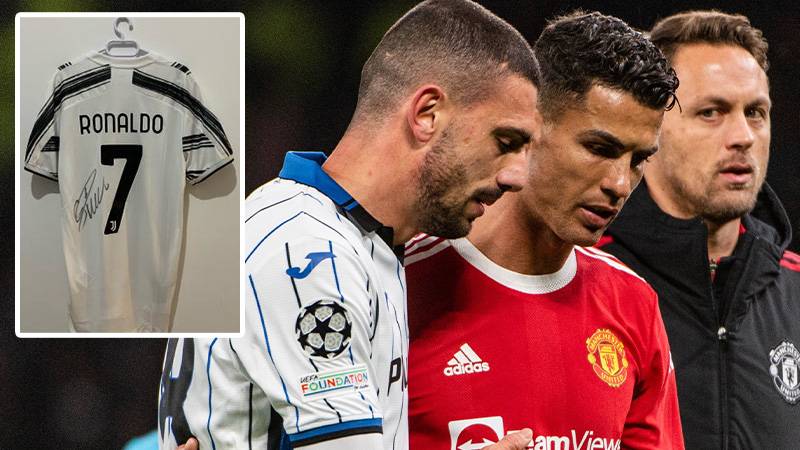 Ronaldo'nun imzalı forması depremzedelere yardım için açık artırmayla satışa çıkarılacak