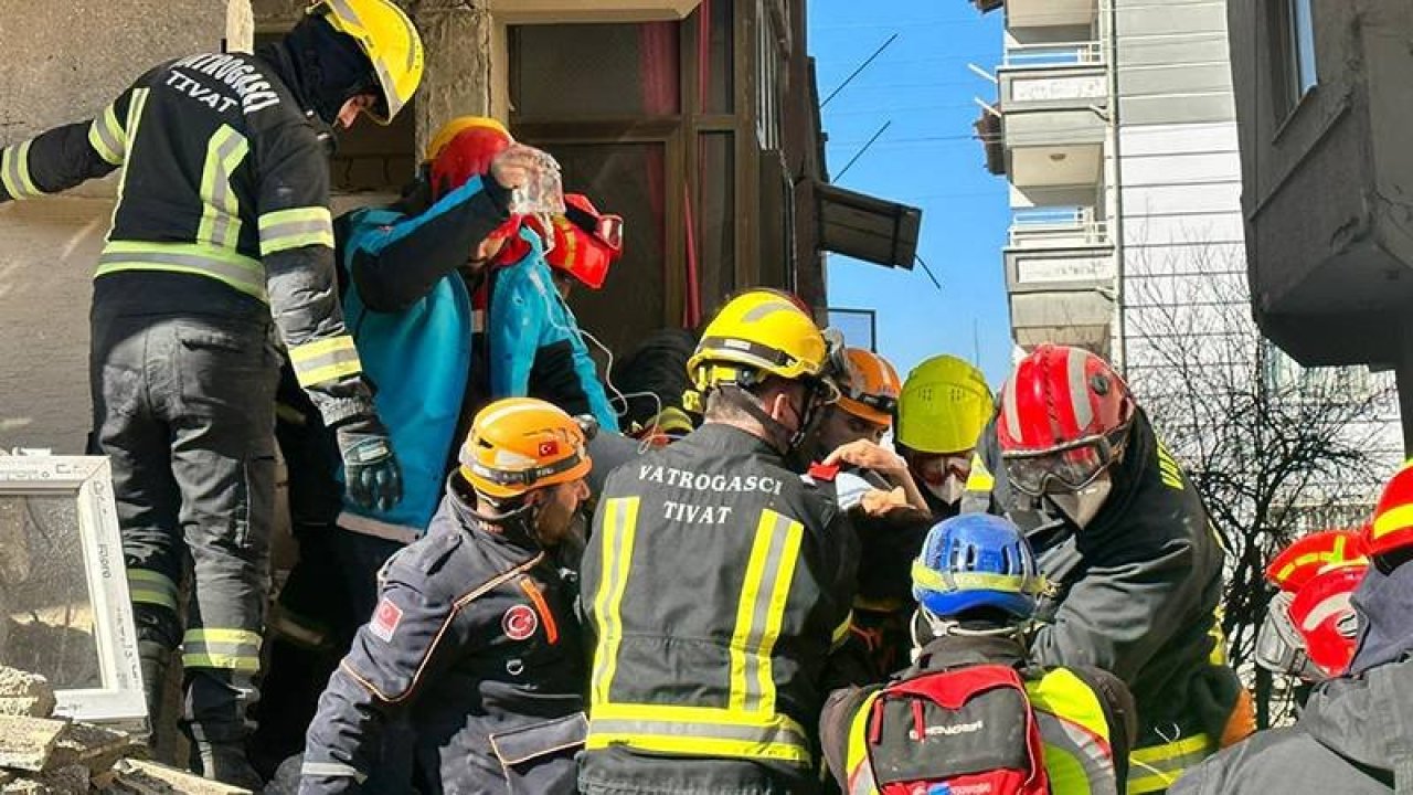 40 yaşındaki kadın depremden 80 saat sonra kurtarıldı