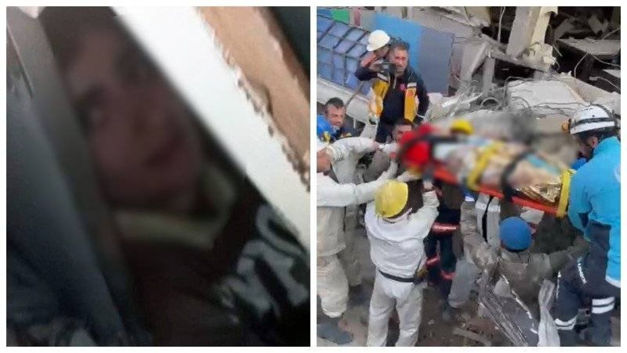 Enkaz altında kalan genç kız 156 saat sonra kurtarıldı: 