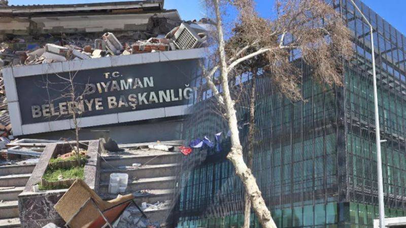 Belediye binasının yıkıldığı Adıyaman'da, AB fonuyla yapılan binanın camları bile kırılmadı!