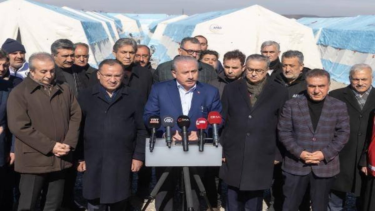 TBMM Başkanı Şentop, depremden etkilenen Diyarbakır'da konuştu: Devletimiz çok hızlı bir şekilde teyakkuza geç