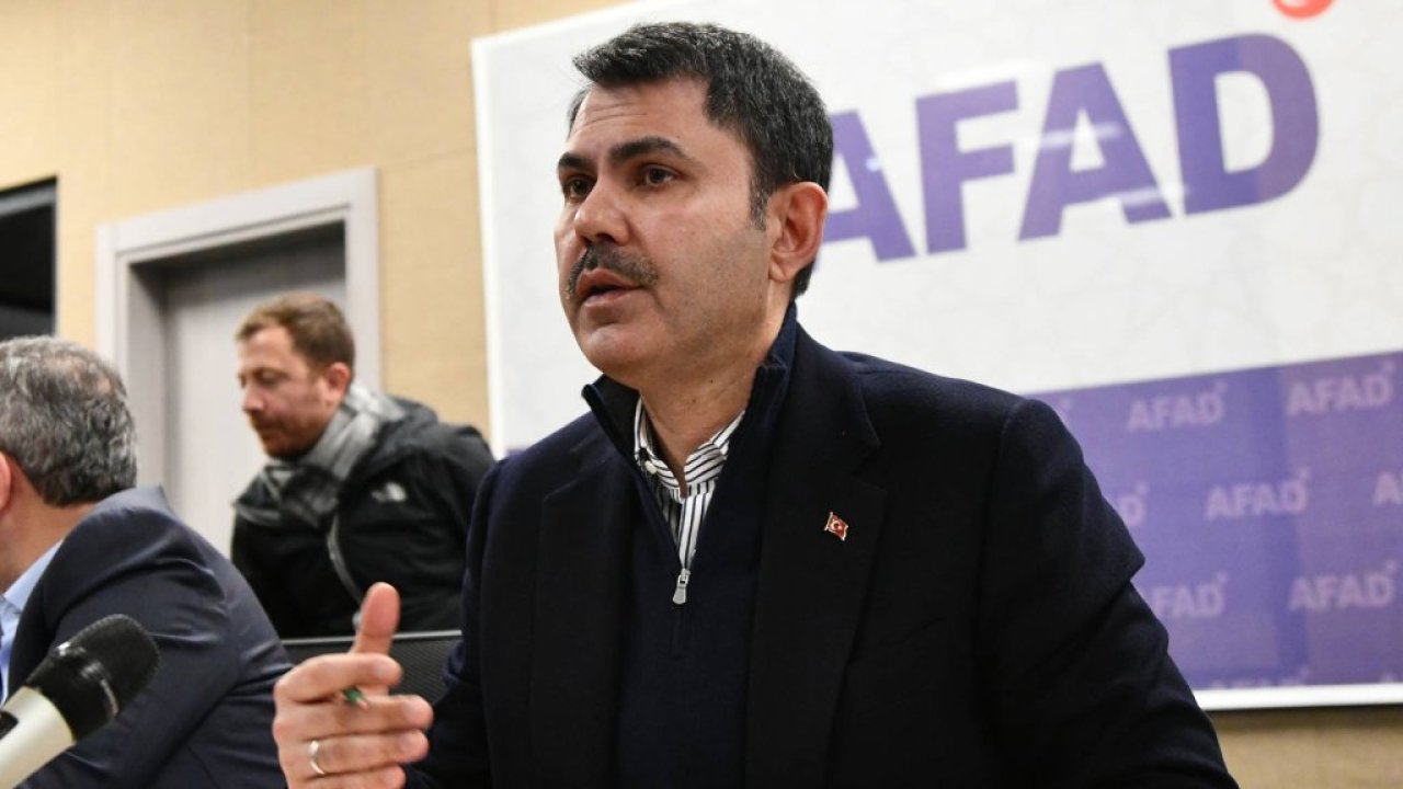 Bakan Kurum'dan deprem bölgelerinin yeniden inşasına ilişkin açıklama