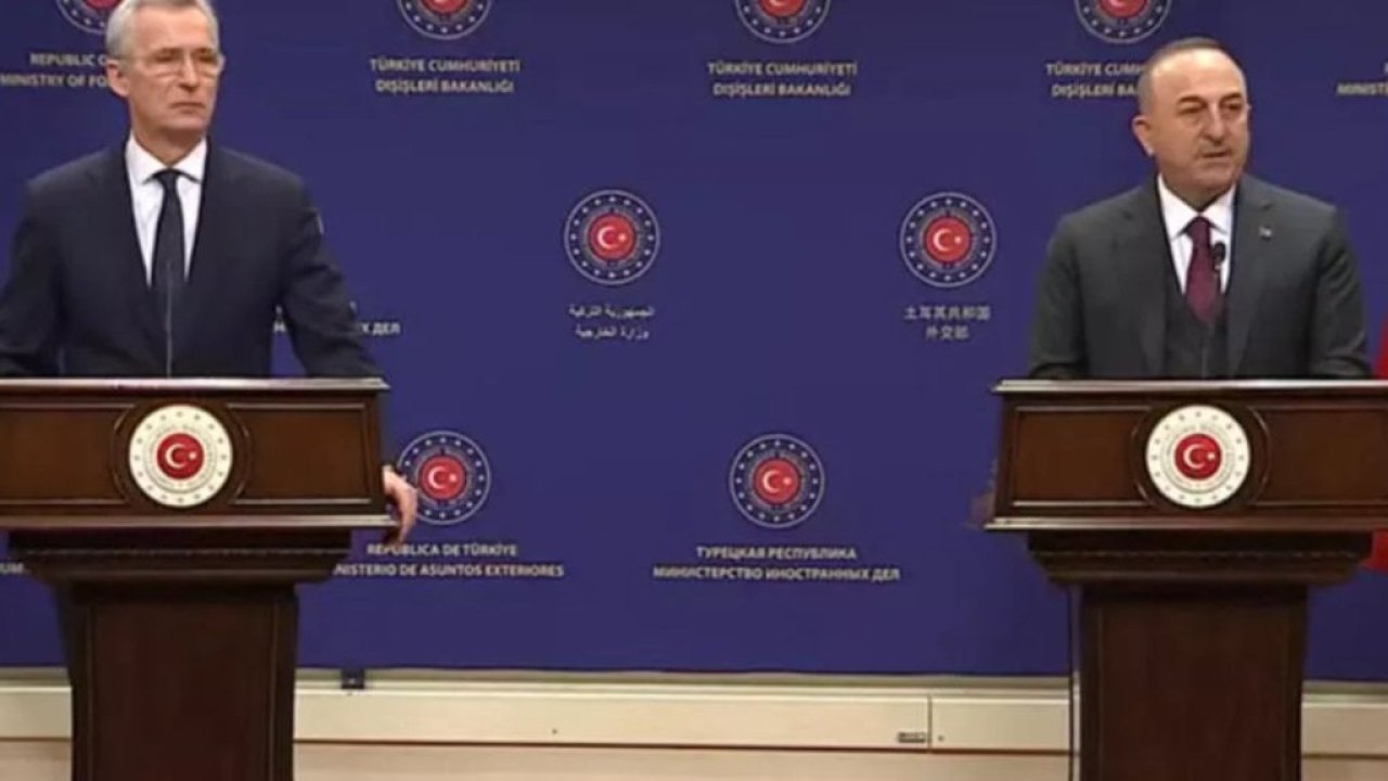 Bakan Çavuşoğlu ve NATO şefi Stoltenberg'den açıklama