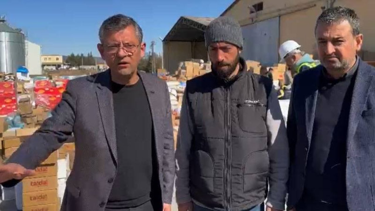 CHP’li Özel’den yardımlarınızı “Ramazan kolisi gibi gönderin” çağrısı