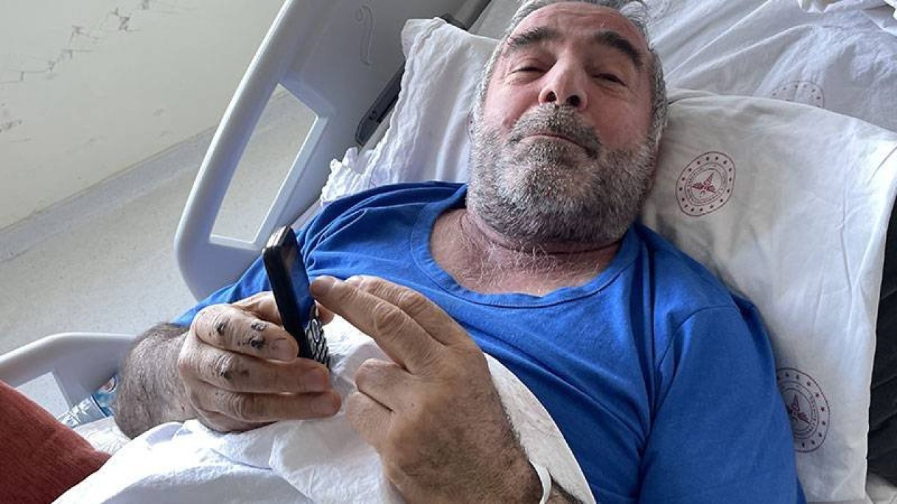 Deprem esnasında dışarı savrulan cep telefonu 4 kişinin enkazdan kurtarılmasını sağladı