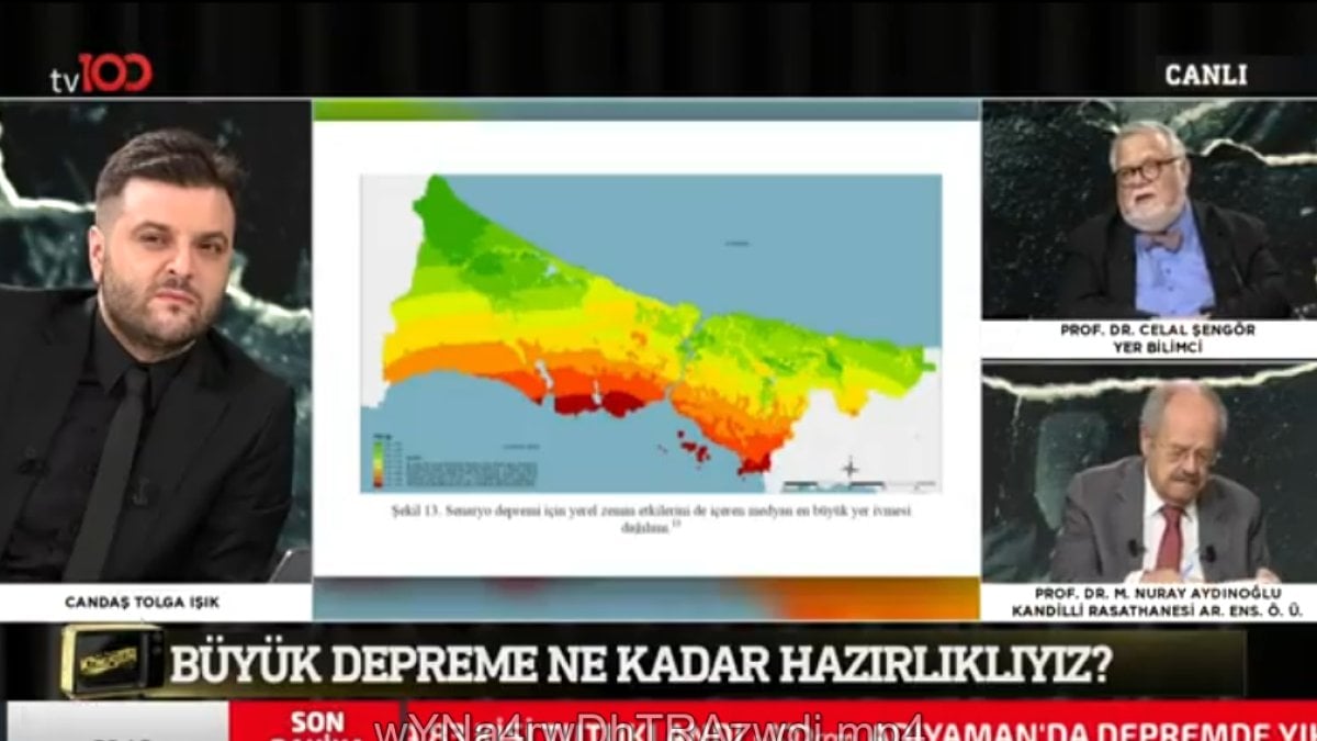 Prof. Dr. Celal Şengör haritada gösterdi: İşte İstanbul'da fay hattına en yakın semtler