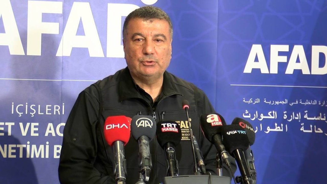 Deprem ve Risk Azaltma Genel Müdürü Orhan Tatar: Kimi yerleşim alanlarında kaya düşmesi ve heyelan gibi sahada