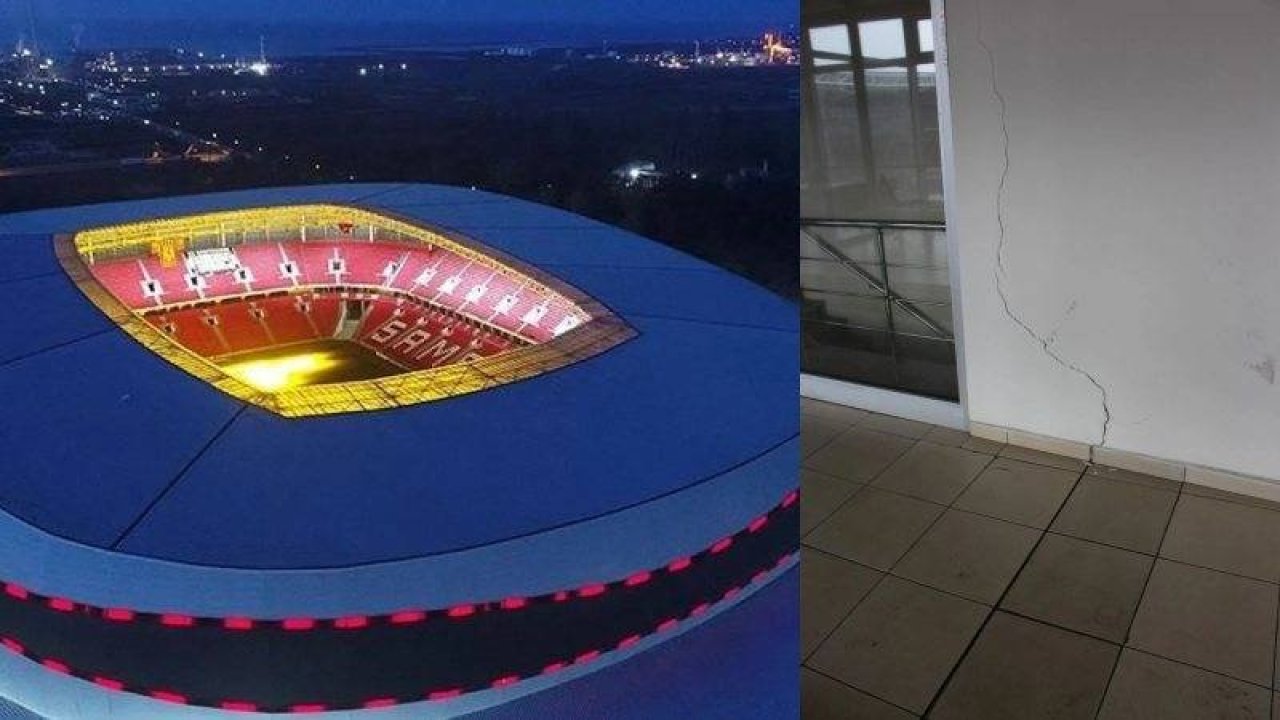 Yeni 19 Mayıs Stadyumu'ndaki çatlaklar dikkat çekmişti: Yetkililerden 