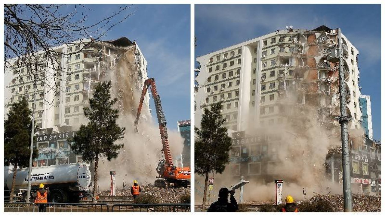 İçinde hayvanların mahsur kaldığı Diyarbakır’daki Galeria Sitesi’nin yıkımı, tepkiler üzerine durduruldu!