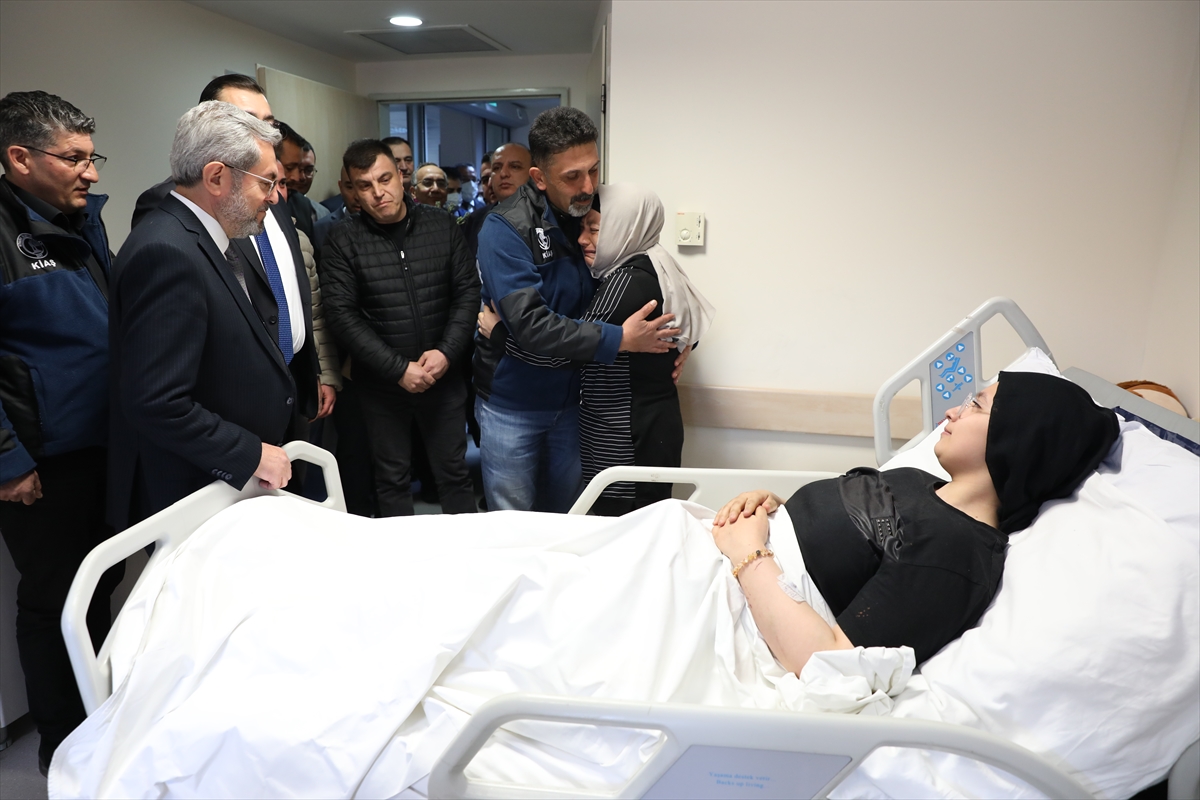 Madenciler Aleyna Ölmez'e ziyaret