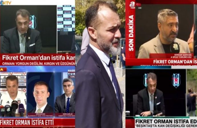 Kumpas mağdurunu görmezden gelen TV’ler Fikret Orman’ın istifasını konuştu