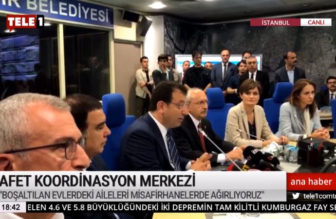 İmamoğlu: Deprem milli meseledir, siyasi partisi, görüşü olmaz