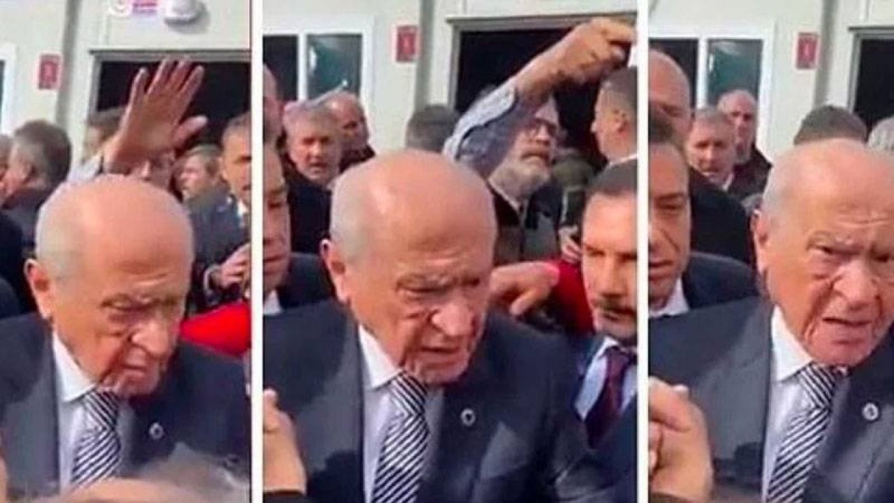 MHP'den Bahçeli'nin depremzedeleri azarladığı görüntülere ilişkin açıklama: Sözleri çarpıtıldı, hakaret ettiği
