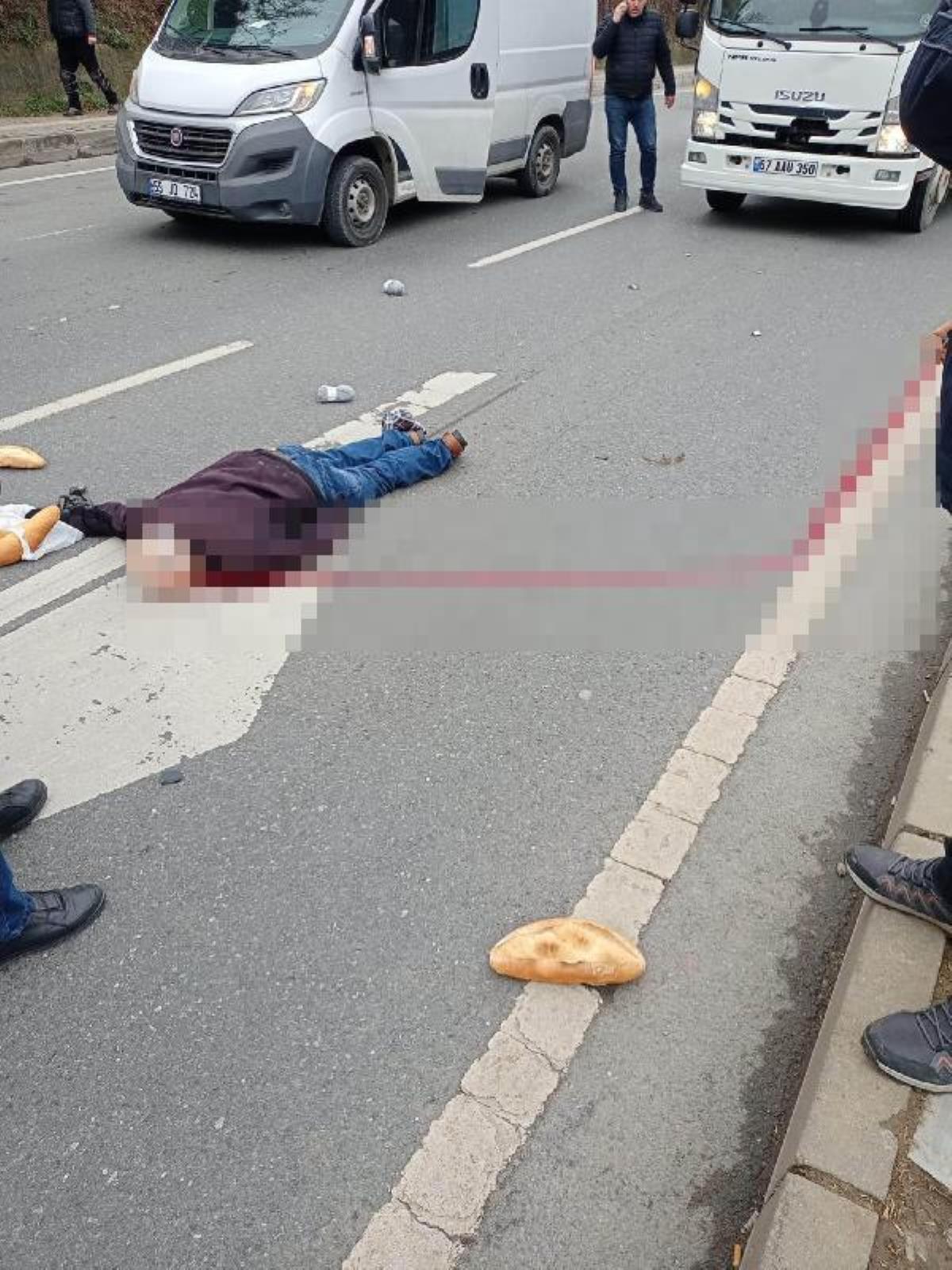 Ekmek alıp evine gitmek isterken kamyonetin çarpmasıyla öldü