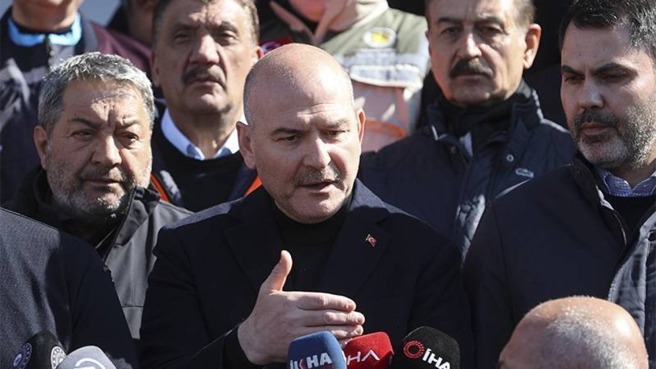 Bakan Soylu'dan 'Hatay' açıklaması: Malum sosyal medya kullanıcıları “su ihtiyacı var” diyerek spekülasyon yap