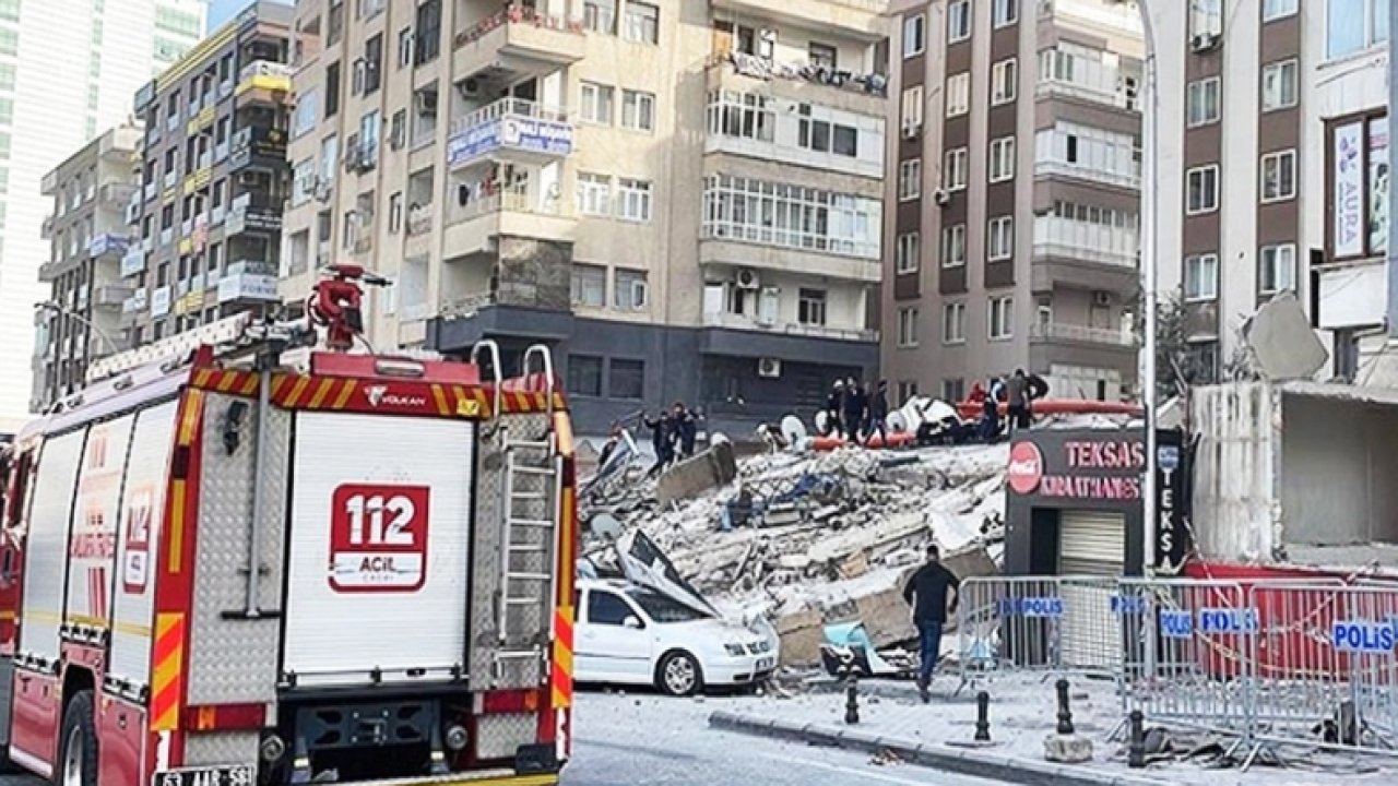 Şanlıurfa'da 6 katlı bina yıkıldı