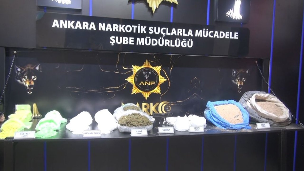 Ankara'da uyuşturucu operasyonlarında 1 haftada 43 tutuklama