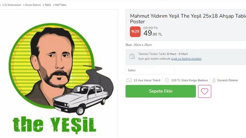 Çiçek Sepeti'den skandal satış: The Yeşil Ahşap Tablo!
