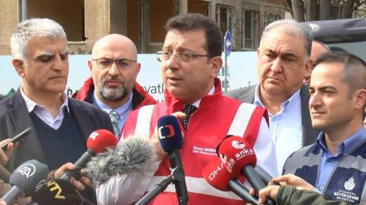 Ekrem İmamoğlu: İstanbul'da sıkıntılı binaların yüzde 50'sinden fazlasında kiracılar oturuyor