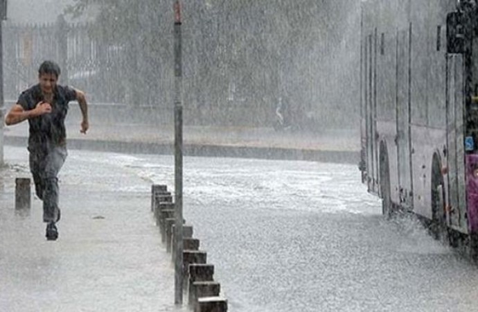 Meteoroloji, sağanak ve dolu için uyardı!