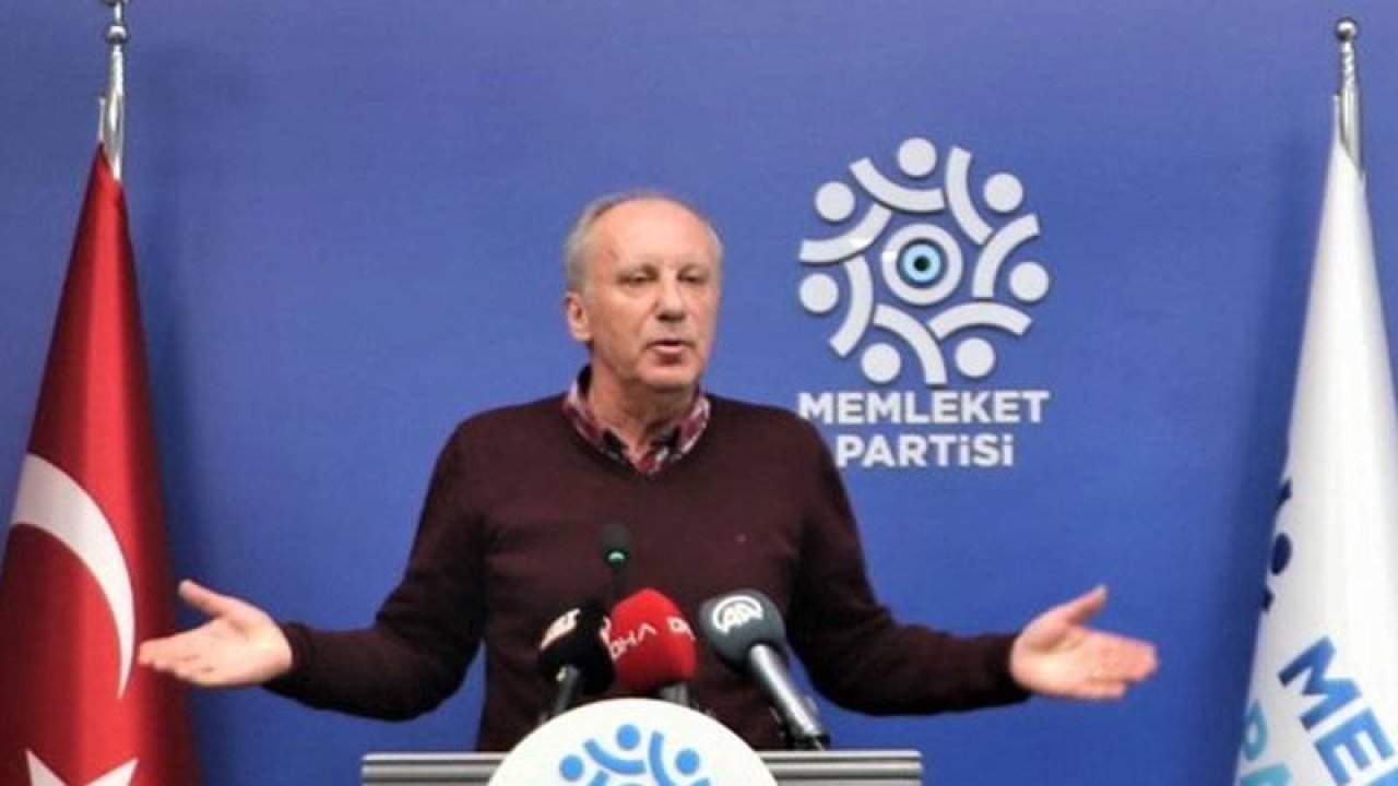 Muharrem İnce: Birinci hedefimiz Erdoğan'ı göndermek