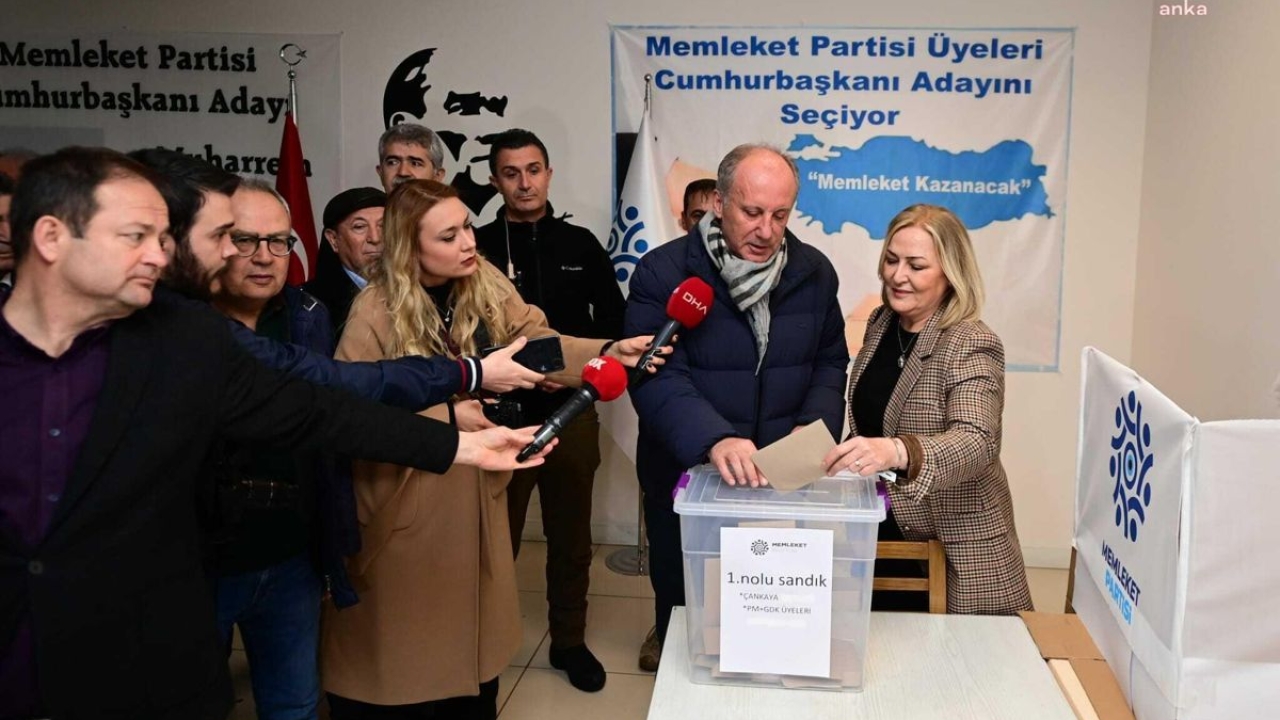 Memleket Partisi, Muharrem İnce'yi Cumhurbaşkanı Adayı Olarak Göstermeye Karar Verdi