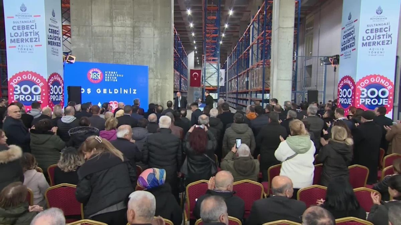 İbb, Cebeci Lojistik Merkezi'ni Açtı... İmamoğlu: