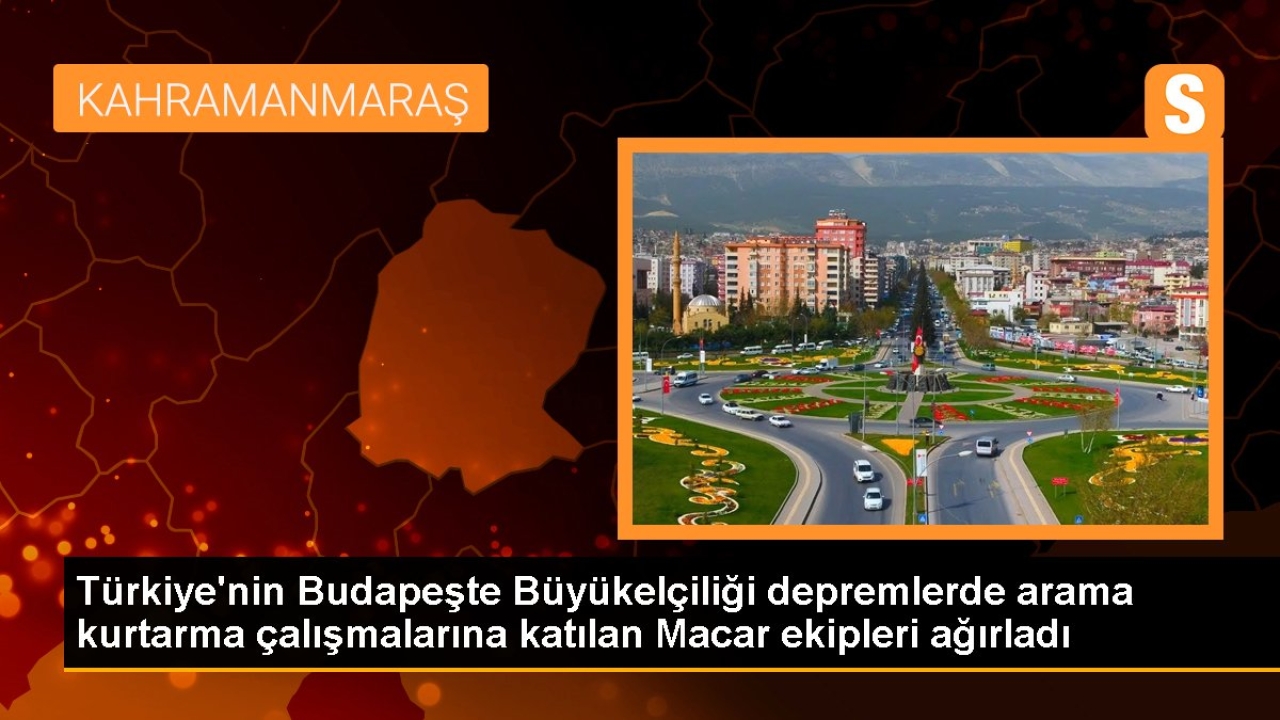 Türkiye'nin Budapeşte Büyükelçiliği depremlerde arama kurtarma çalışmalarına katılan Macar ekipleri ağırladı