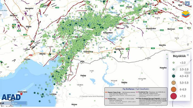 6 Şubat - 13 Mart arası meydana gelen depremler: AFAD; 17 bine yakın deprem meydana geldi