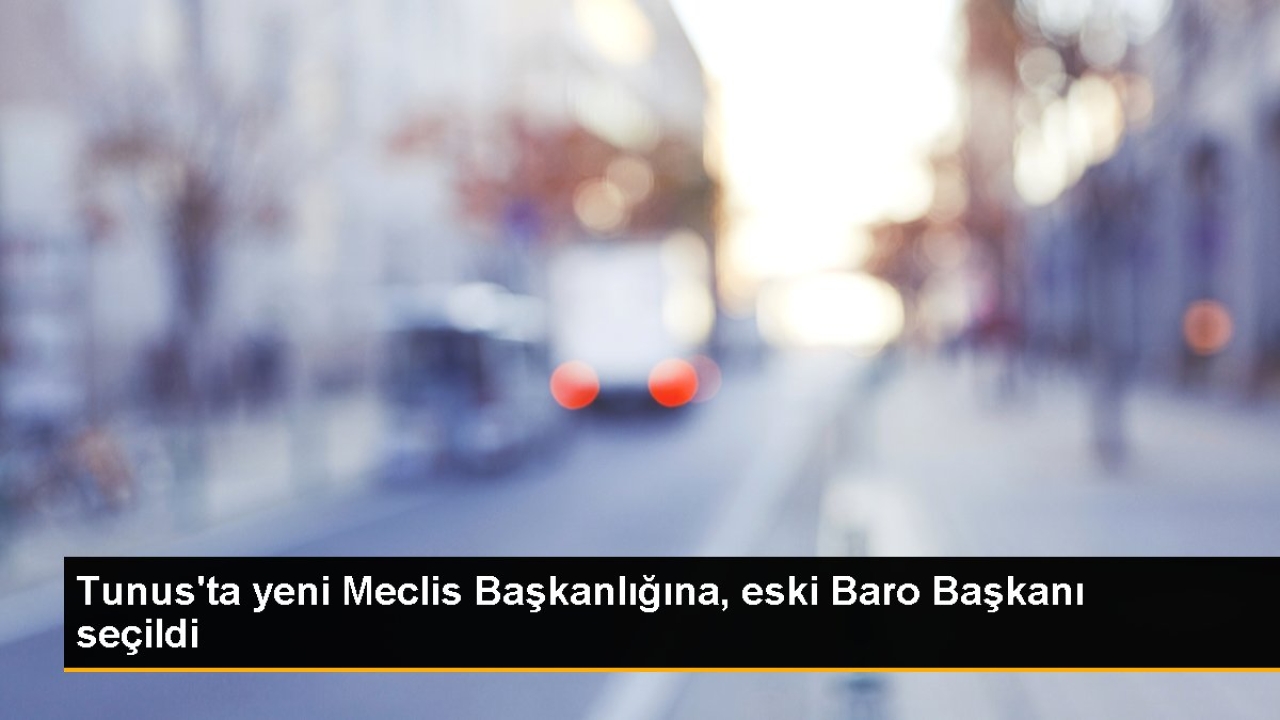 Tunus'ta yeni Meclis Başkanlığına, eski Baro Başkanı seçildi