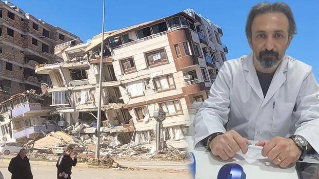 Depremde 26 yakınını kaybeden Doç. Dr. Mehmet Sürmeli: Meslek hayatımda böyle bir travma görmedim