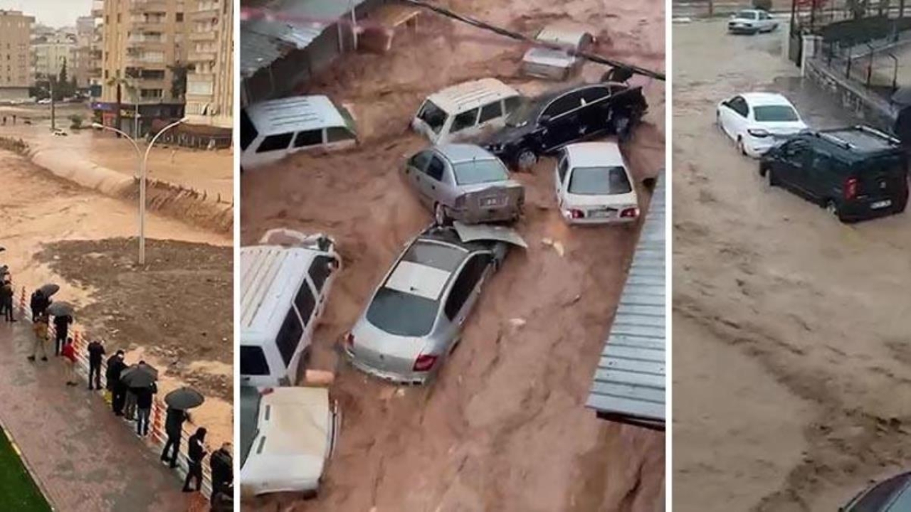 Şanlıurfa'da sel felaketi! Yerleşim yerleri sular altında kaldı, eğitime ara verildi