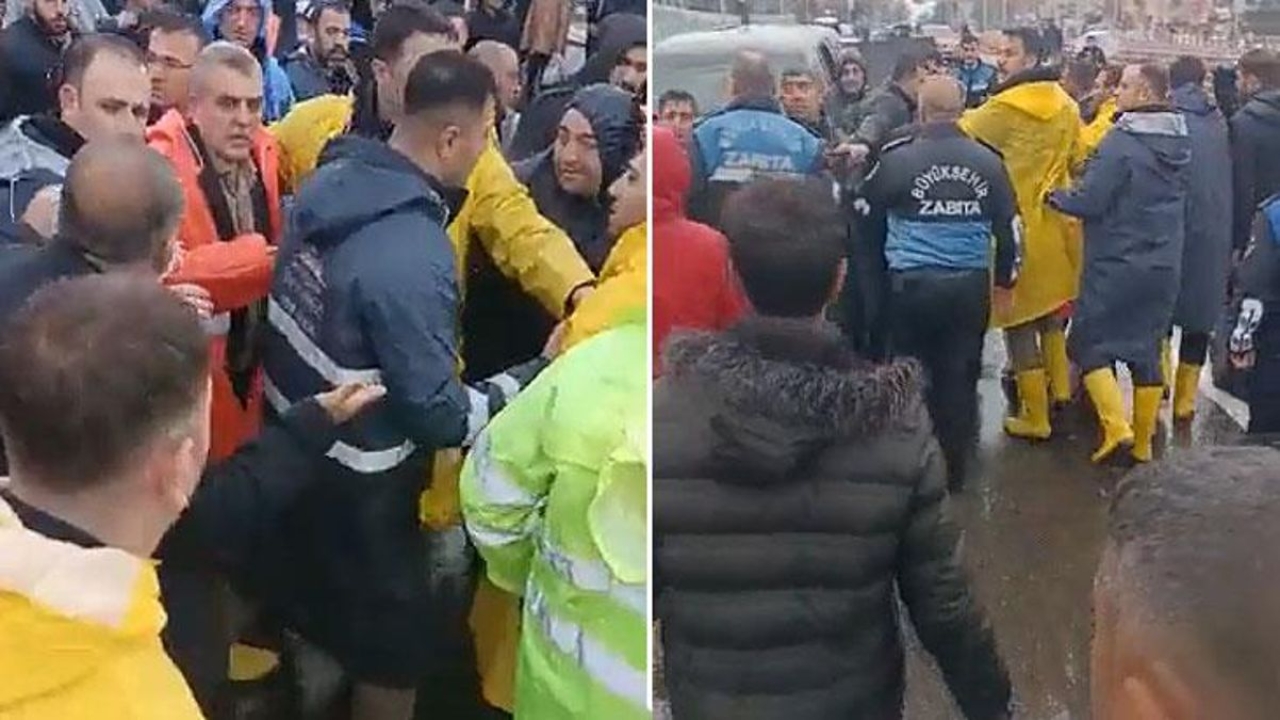 Sele teslim olan şehri karıştıran iddia! Başkanın korumaları tepki gösteren halka silah çekti