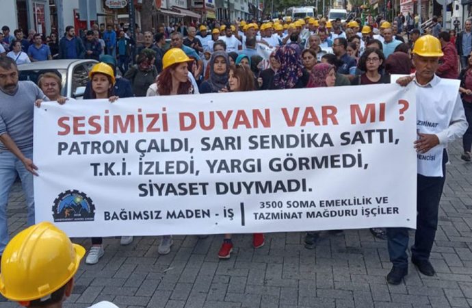 Soma madencilerin direnişin 7. gününde: ‘Haklarımızın ödeneceği sözünü aldık’