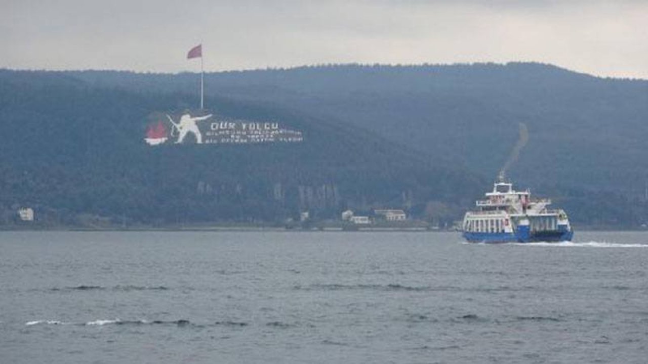 Bozcaada ve Gökçeada feribot seferlerine 'fırtına' engeli