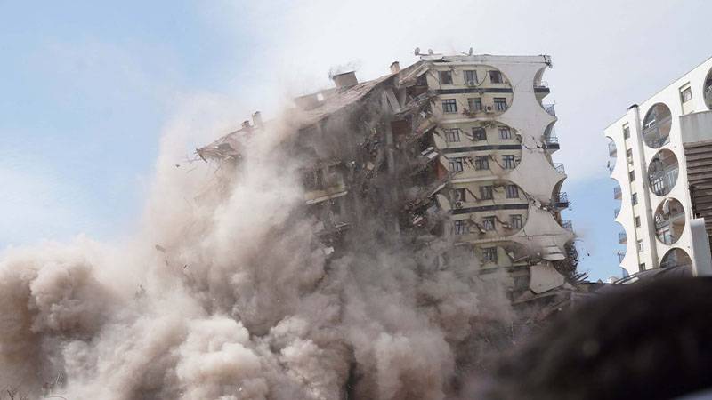 Diyarbakır'da Galeria Sitesi'nin yıkımı tamamlandı