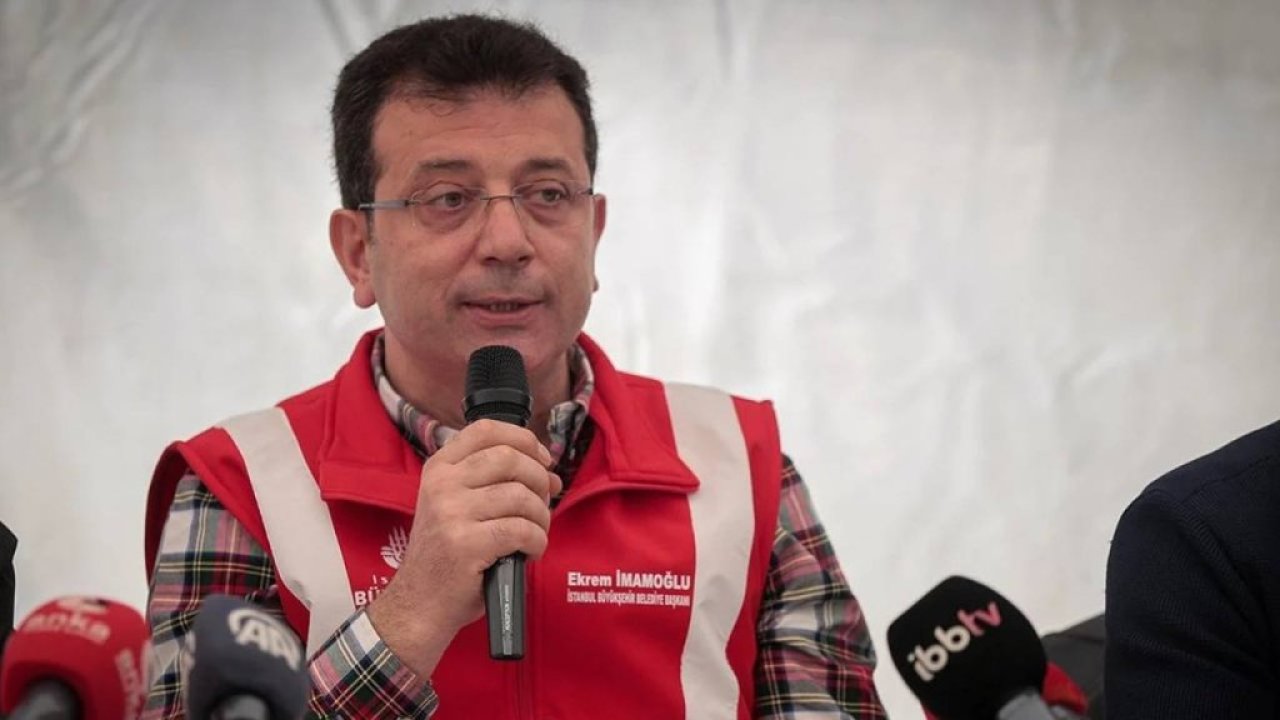 İmamoğlu: Depremi seçim malzemesi olarak gören kim varsa yeni felaketlerin yolunu açıyor