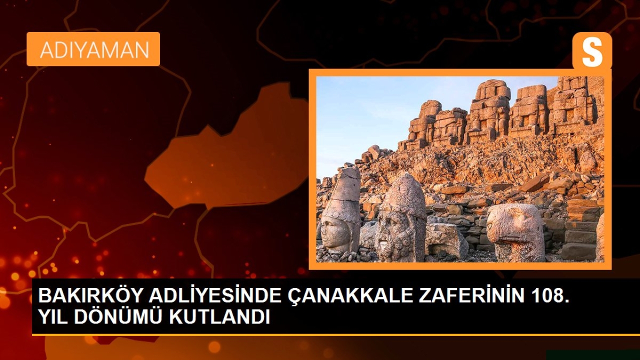 Bakırköy adliyesinde çanakkale zaferinin 108. yıl dönümü kutlandı