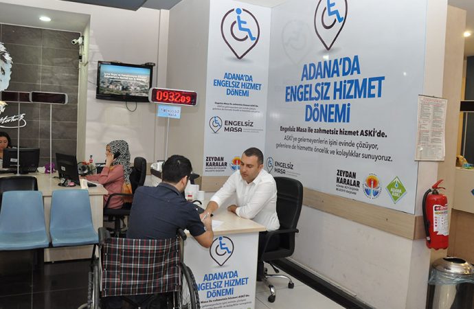ASKİ’de “engelsiz hizmet” dönemi: Engelsiz Masa hizmeti başladı