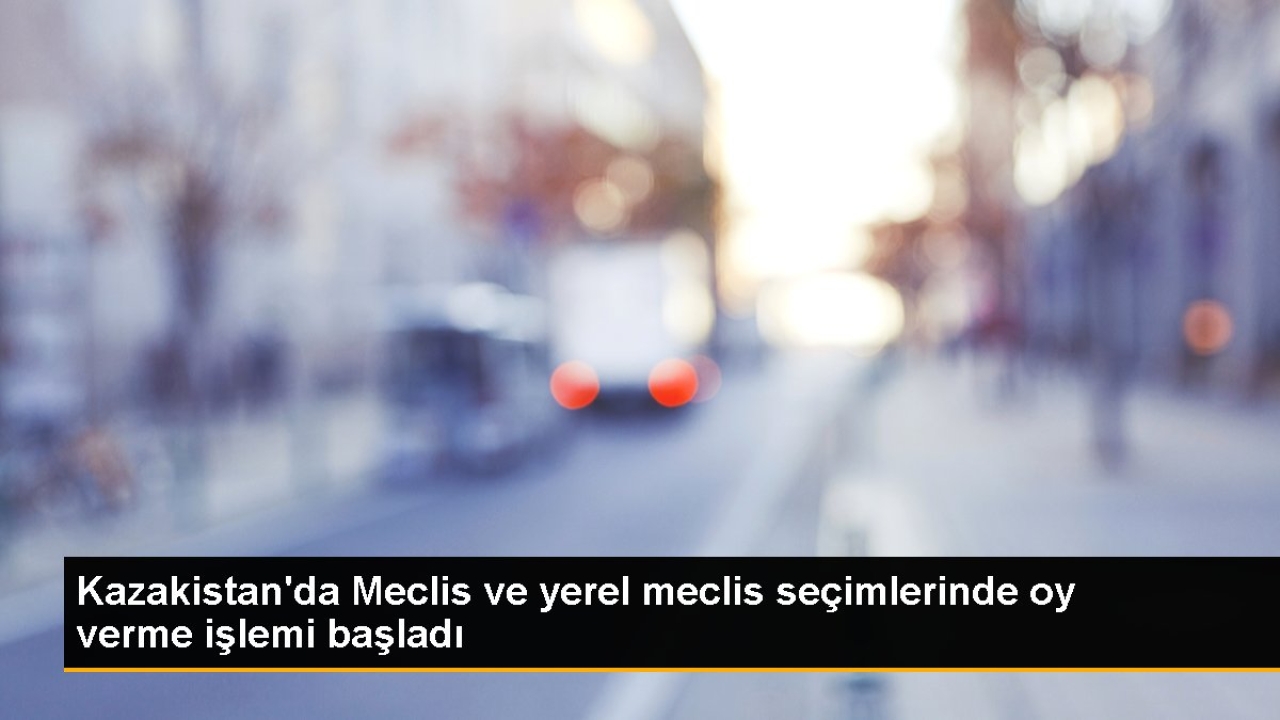 Kazakistan'da Meclis ve yerel meclis seçimlerinde oy verme işlemi başladı