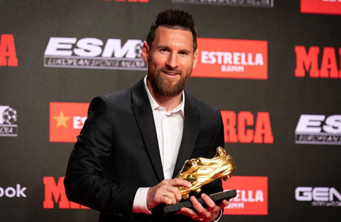 Altın Ayakkabı ödülü 6. kez Lionel Messi'nin oldu