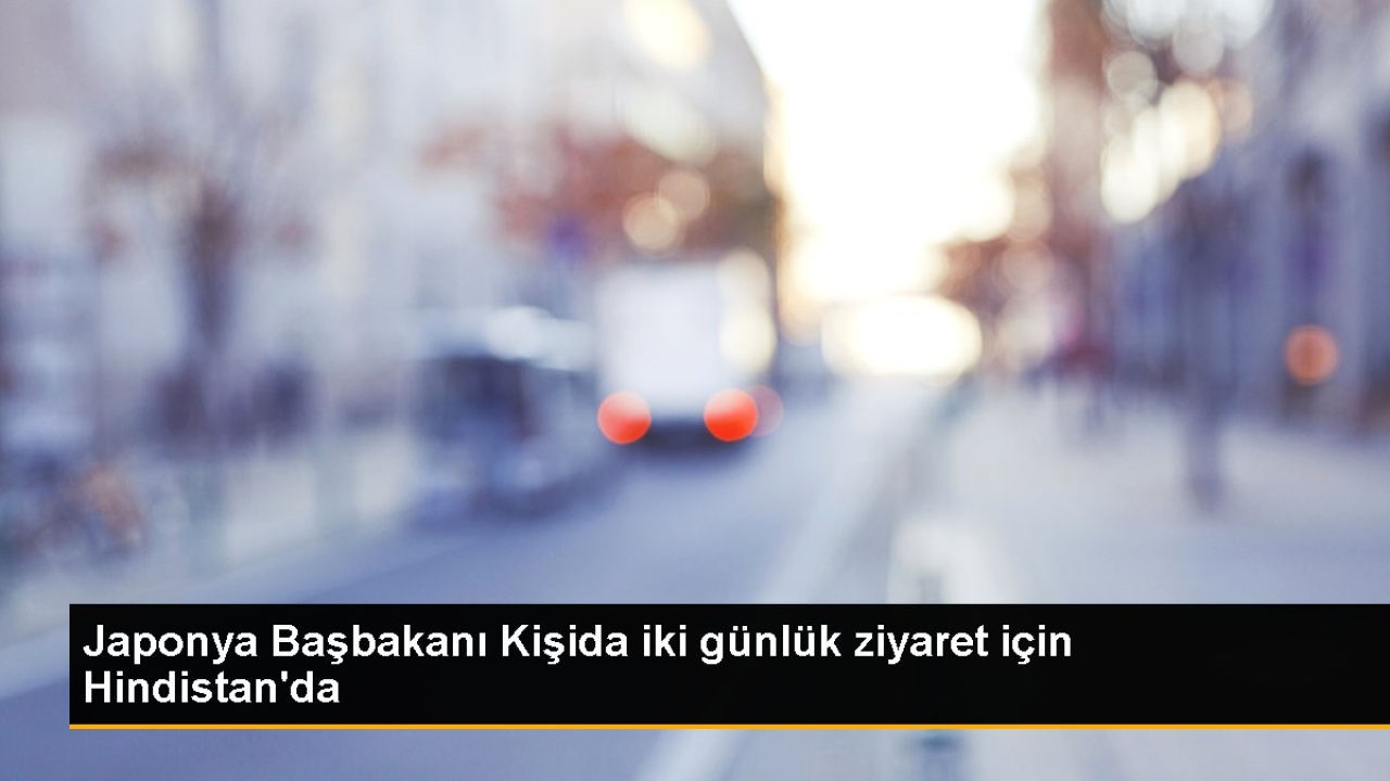 Japonya Başbakanı Kişida iki günlük ziyaret için Hindistan'da