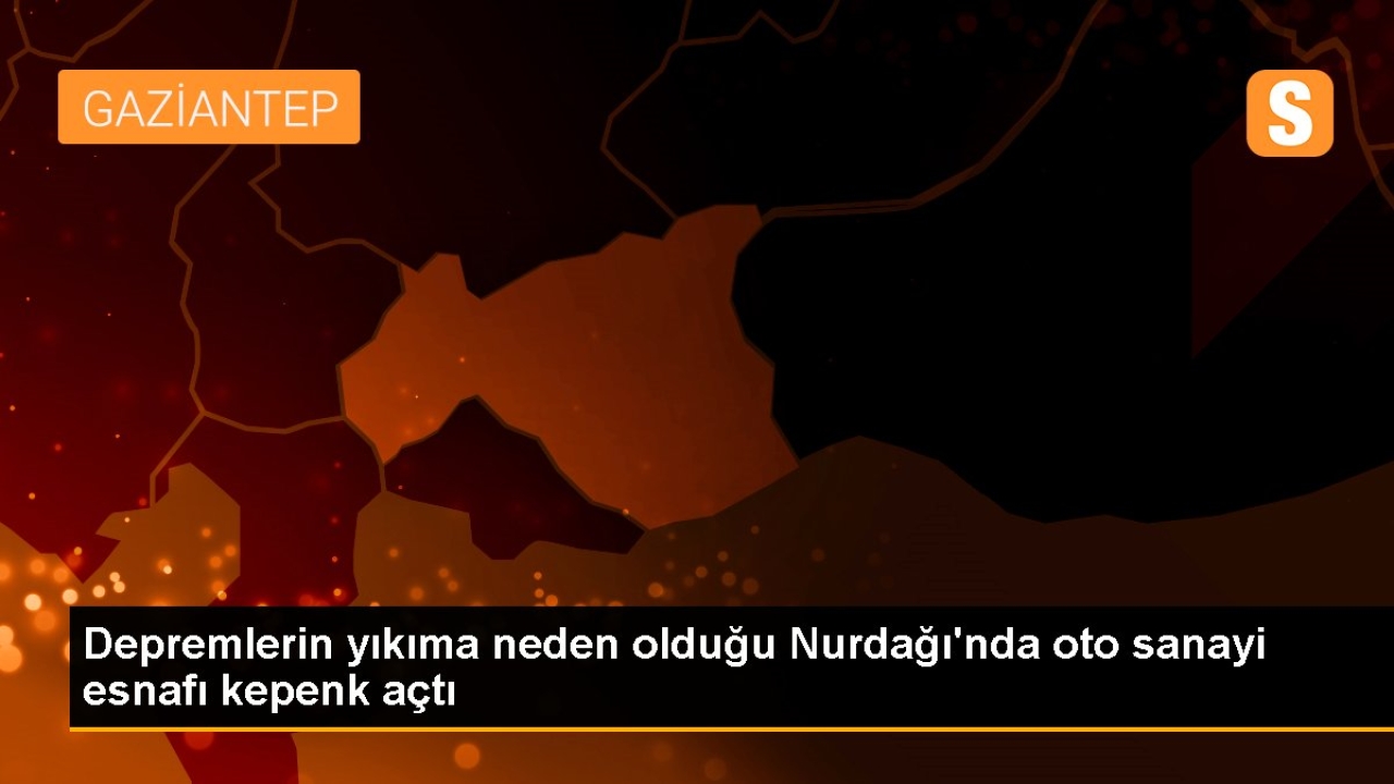 Depremlerin yıkıma neden olduğu Nurdağı'nda oto sanayi esnafı kepenk açtı