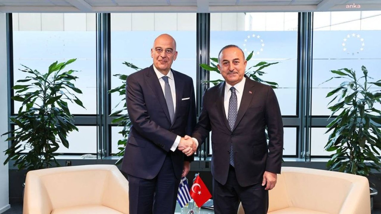 Bakan Çavuşoğlu Brüksel'de Yunan mevkidaşı ile görüştü: Bazı adaylıklarımızı karşılıklı destekleme kararı aldı