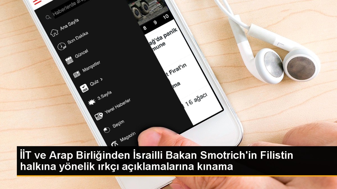 İİT ve Arap Birliğinden İsrailli Bakan Smotrich'in Filistin halkına yönelik ırkçı açıklamalarına kınama