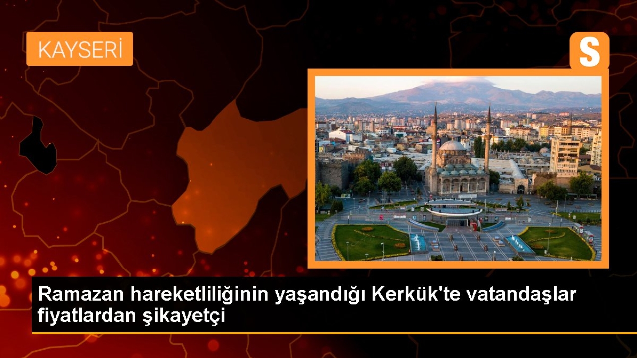Ramazan hareketliliğinin yaşandığı Kerkük'te vatandaşlar fiyatlardan şikayetçi