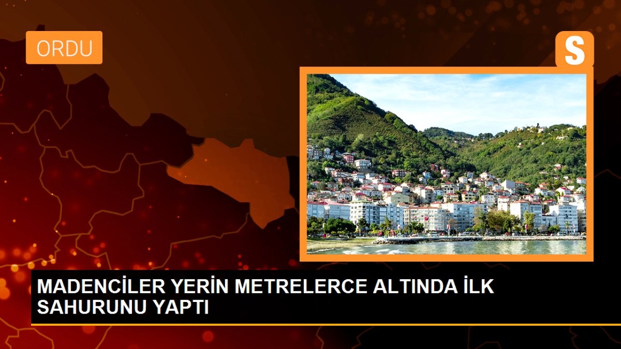 Madenciler yerin metrelerce altında ilk sahurunu yaptı