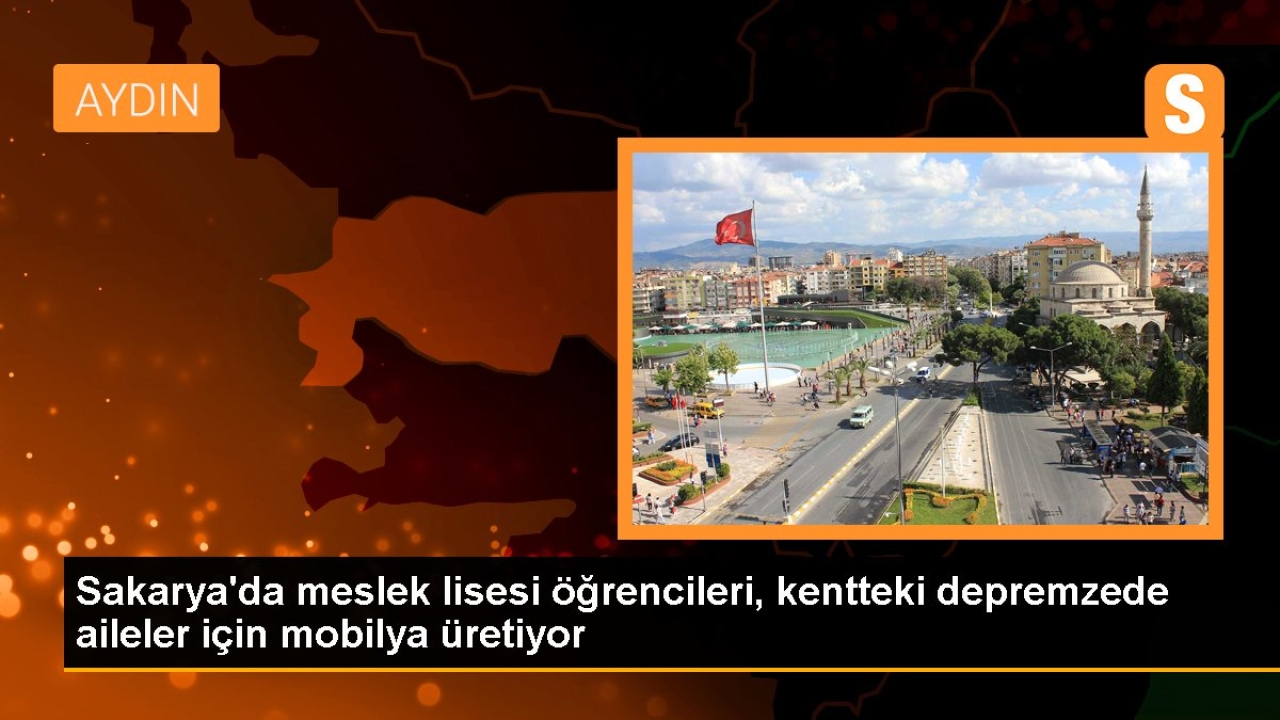 Sakarya'da meslek lisesi öğrencileri, kentteki depremzede aileler için mobilya üretiyor