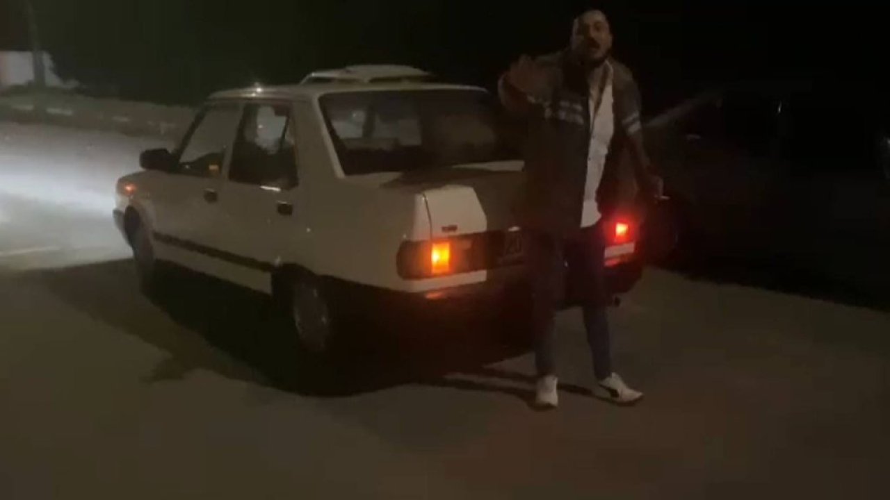 Drift yaparken polise yakalanan sürücü: Herkes yaptı